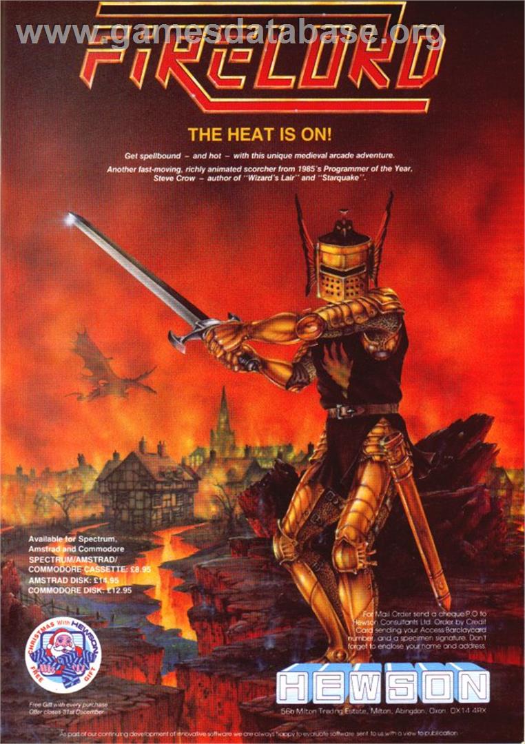 Firelord - Sinclair ZX Spectrum - Artwork - Advert