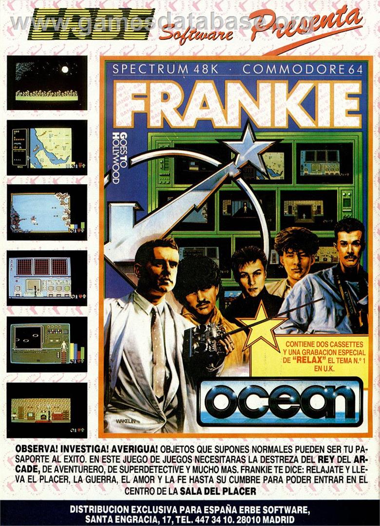 Frankie Goes To Hollywood - Amstrad CPC - Artwork - Advert