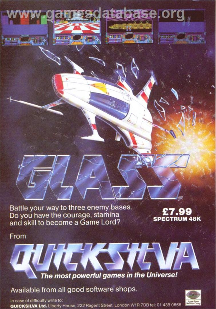 Glass - MSX - Artwork - Advert