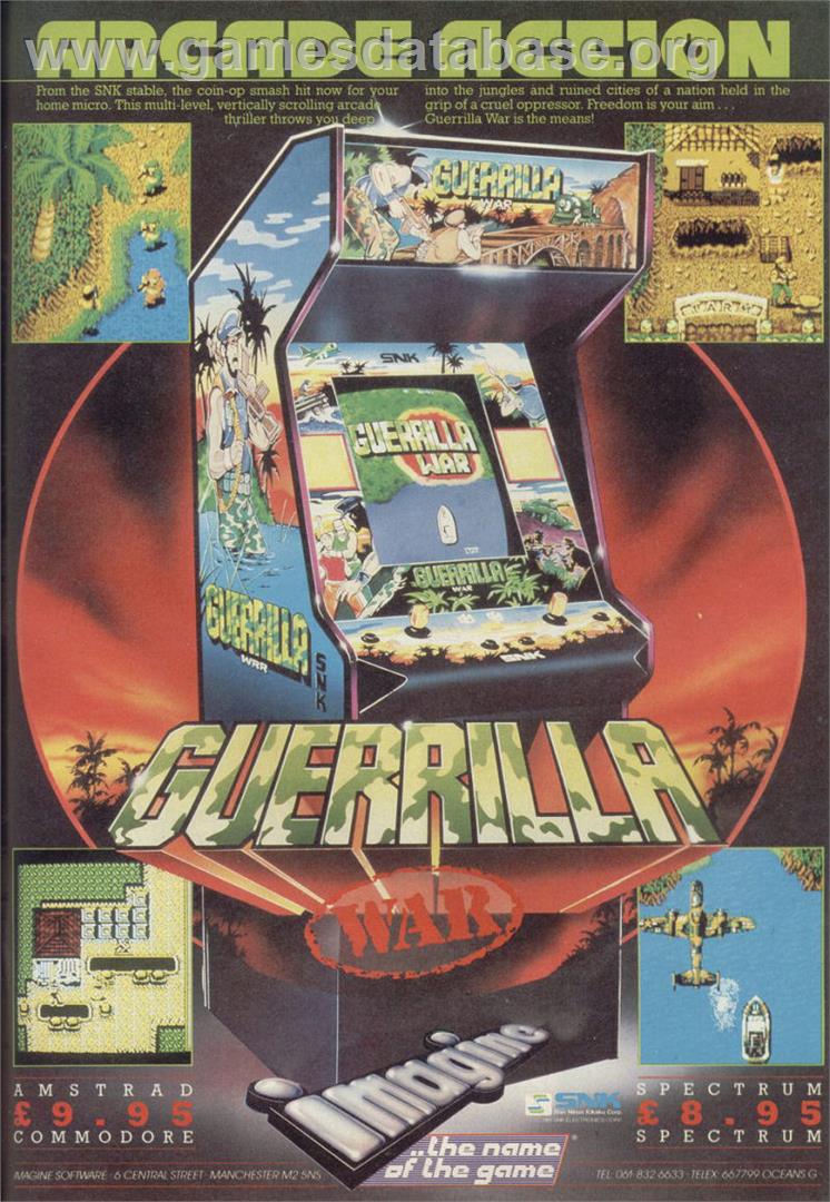 Guerrilla War - Sinclair ZX Spectrum - Artwork - Advert