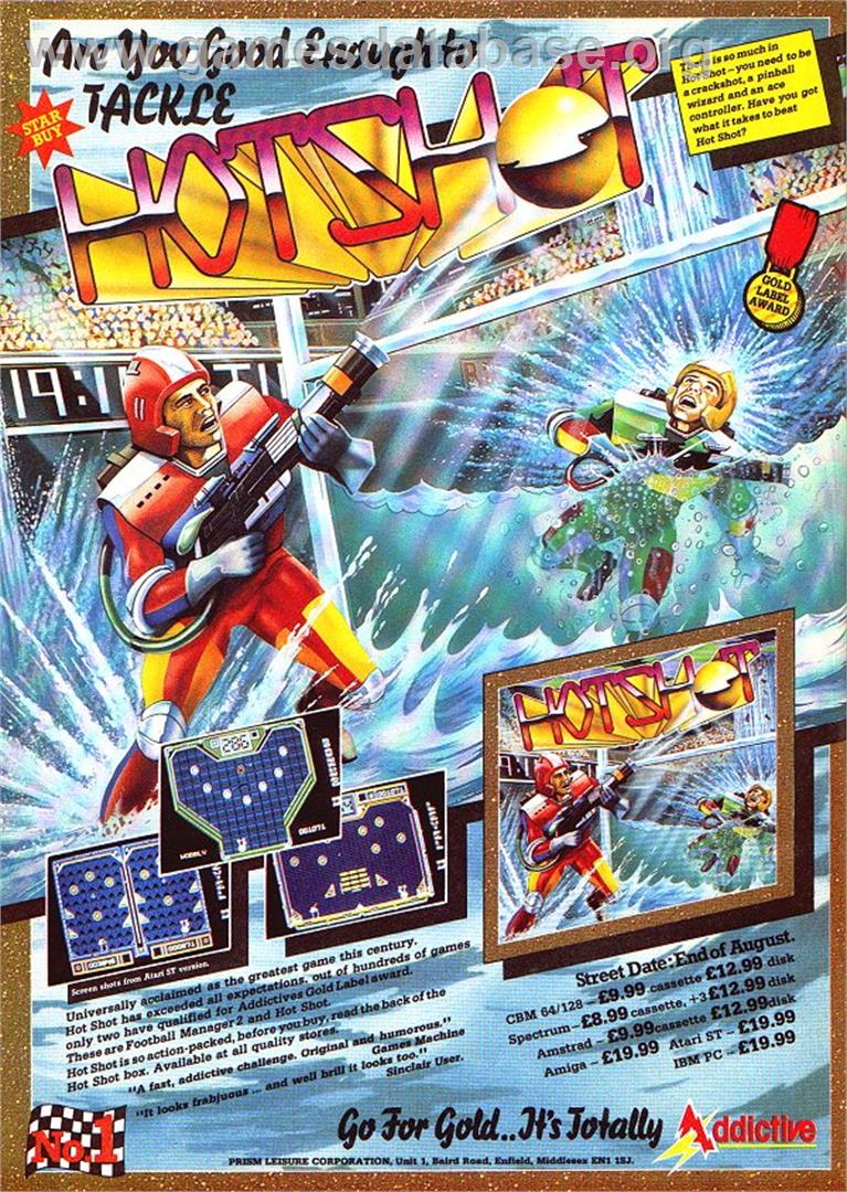 Hotshot - Sinclair ZX Spectrum - Artwork - Advert