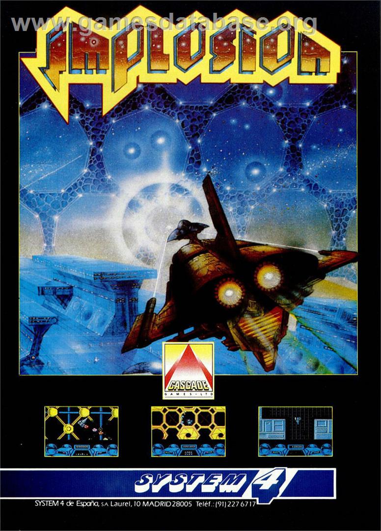 Implosion - Sinclair ZX Spectrum - Artwork - Advert
