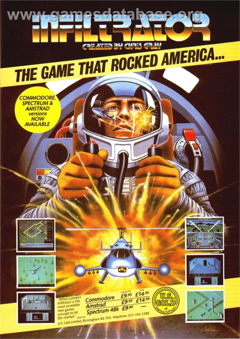 Infiltrator - Sinclair ZX Spectrum - Artwork - Advert
