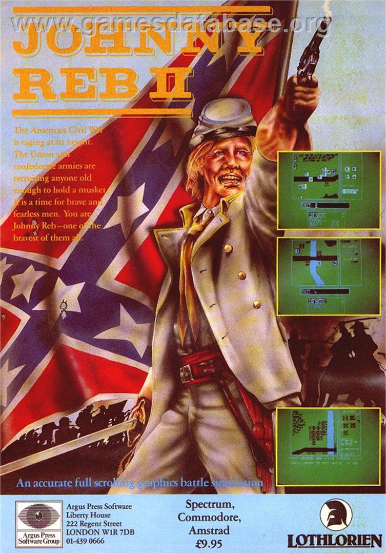 Johnny Reb 2 - Commodore 64 - Artwork - Advert