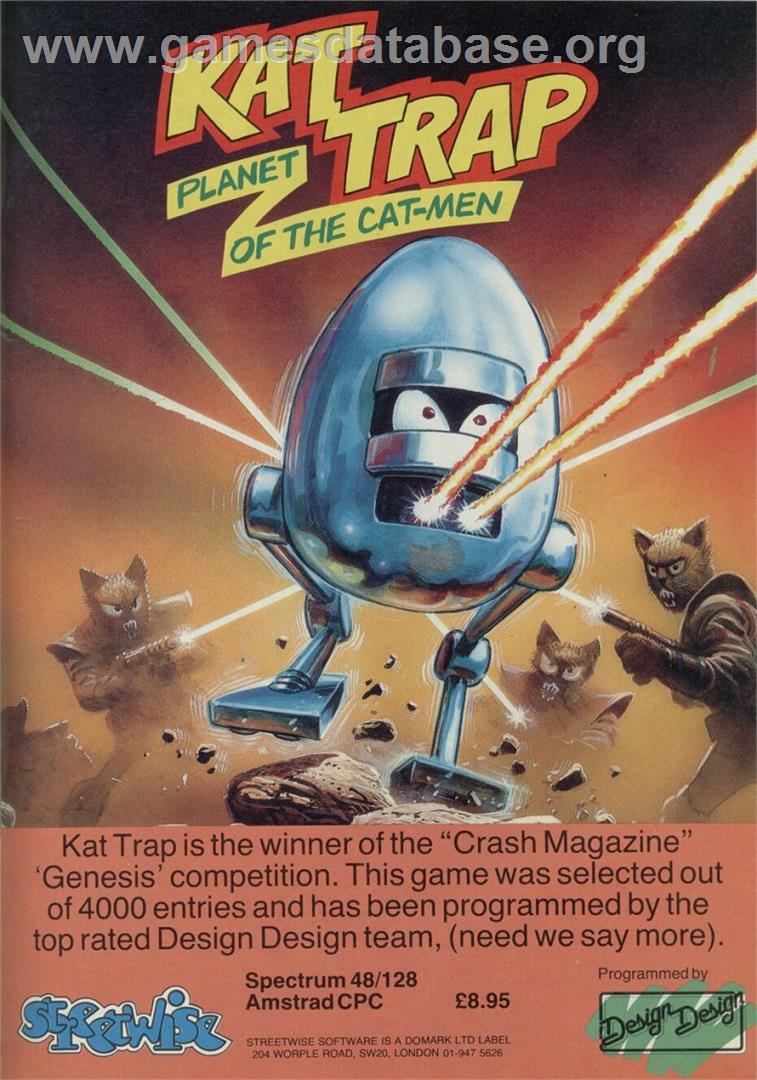 Kat Trap - Planet of the Cat-Men - Amstrad CPC - Artwork - Advert