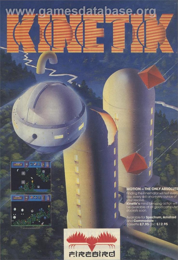 Kinetik - Sinclair ZX Spectrum - Artwork - Advert