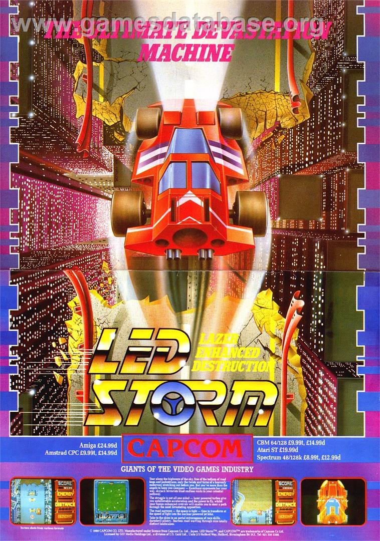 L.E.D. Storm - Sinclair ZX Spectrum - Artwork - Advert