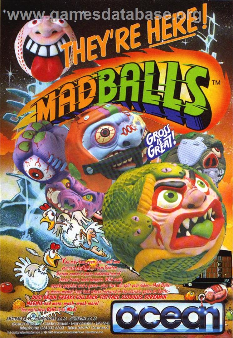 Madballs - Sinclair ZX Spectrum - Artwork - Advert