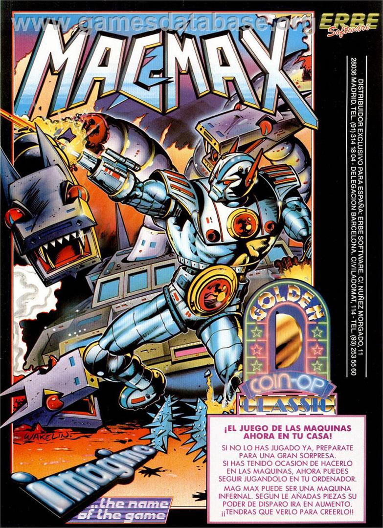 Mag Max - Sinclair ZX Spectrum - Artwork - Advert