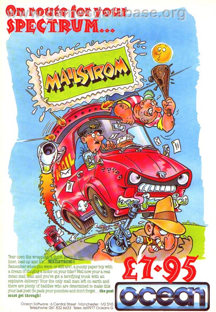 Mailstrom - Sinclair ZX Spectrum - Artwork - Advert