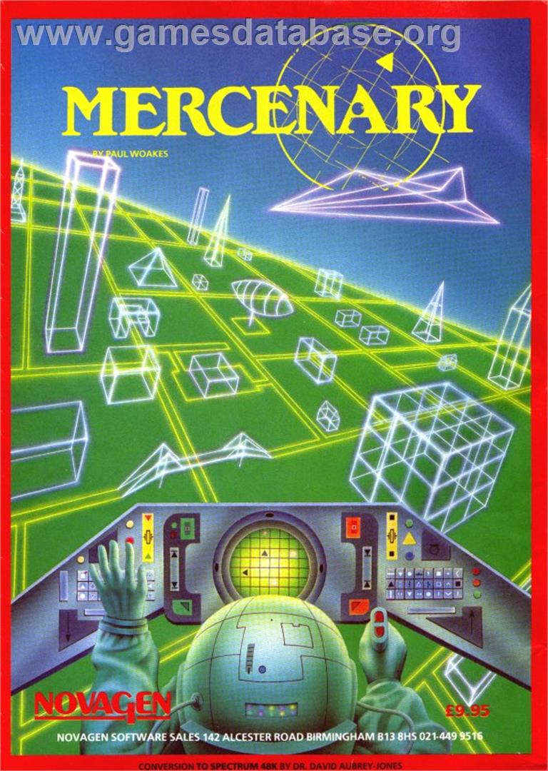 Mercenary - Sinclair ZX Spectrum - Artwork - Advert