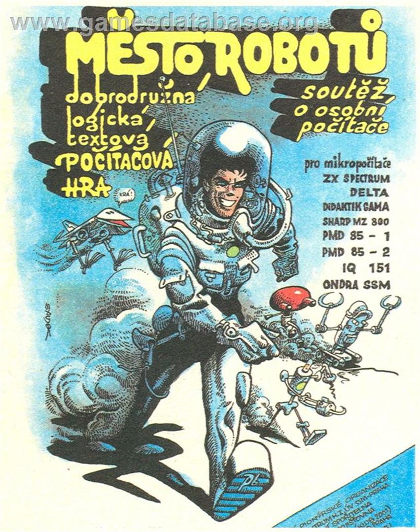 Mesto Robotu - Sinclair ZX Spectrum - Artwork - Advert