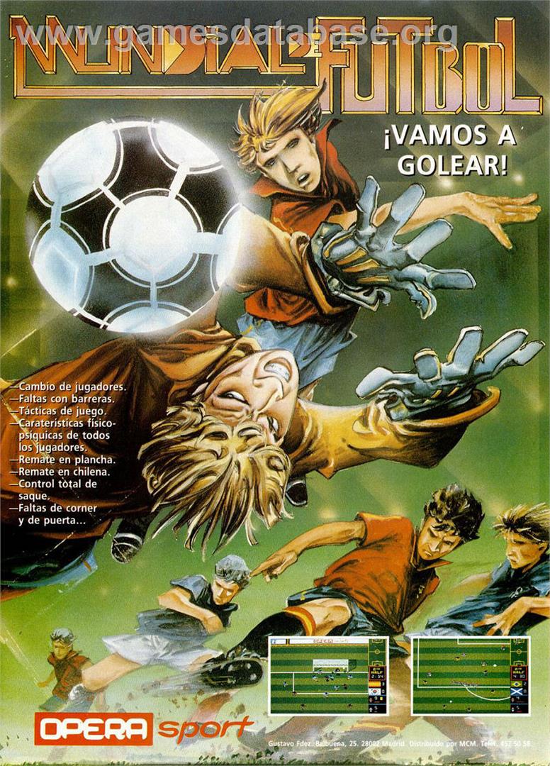 Mundial de Fútbol - MSX 2 - Artwork - Advert