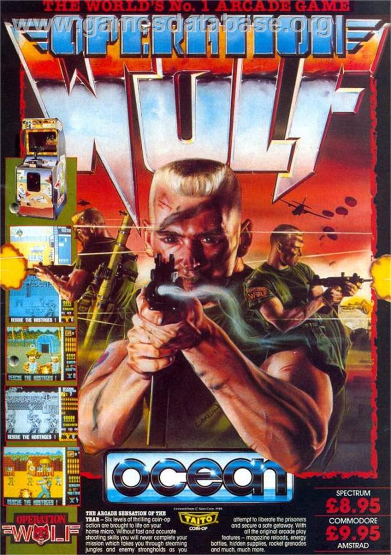 Operation Wolf - Sinclair ZX Spectrum - Artwork - Advert