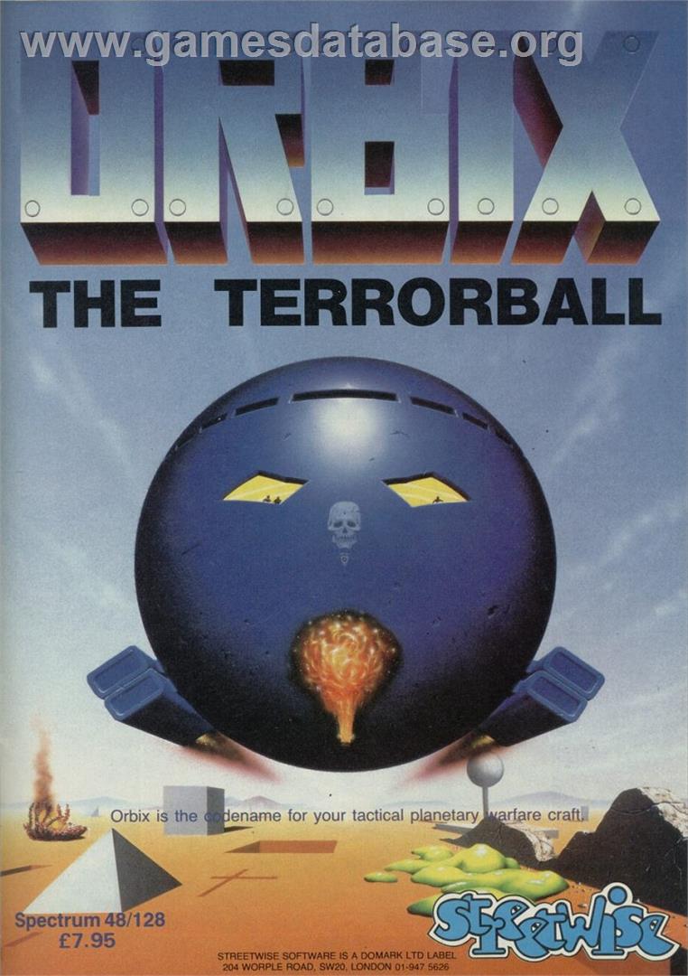 Orbix The Terrorball - Sinclair ZX Spectrum - Artwork - Advert
