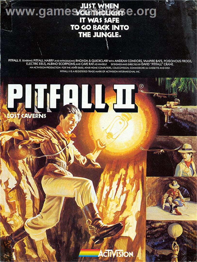 Pitfall II: Lost Caverns - Sinclair ZX Spectrum - Artwork - Advert