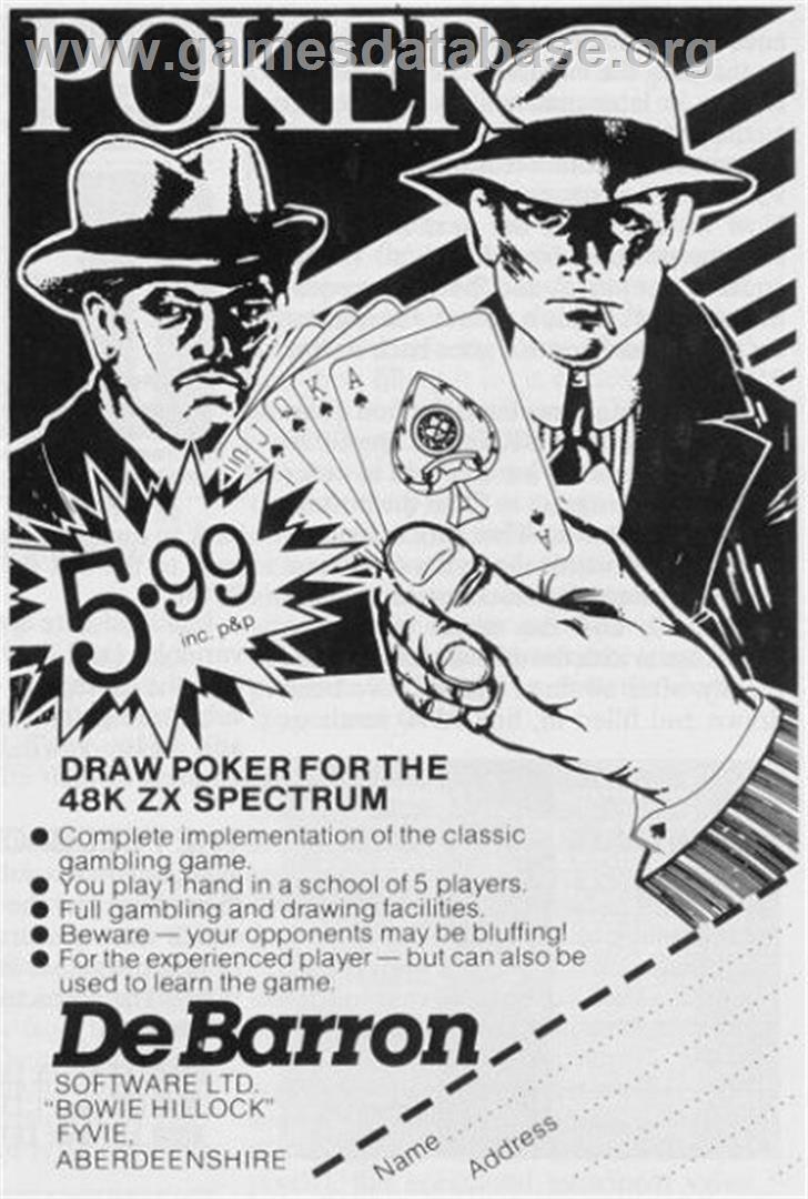 Poker - Atari Lynx - Artwork - Advert