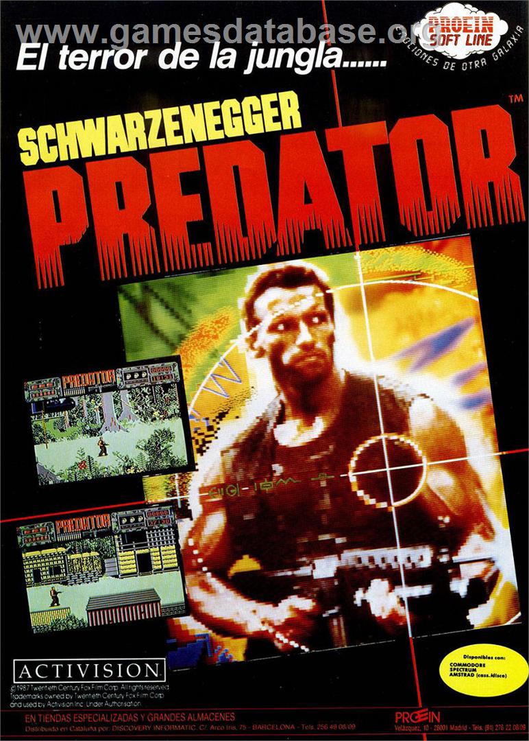 Predator - Sinclair ZX Spectrum - Artwork - Advert