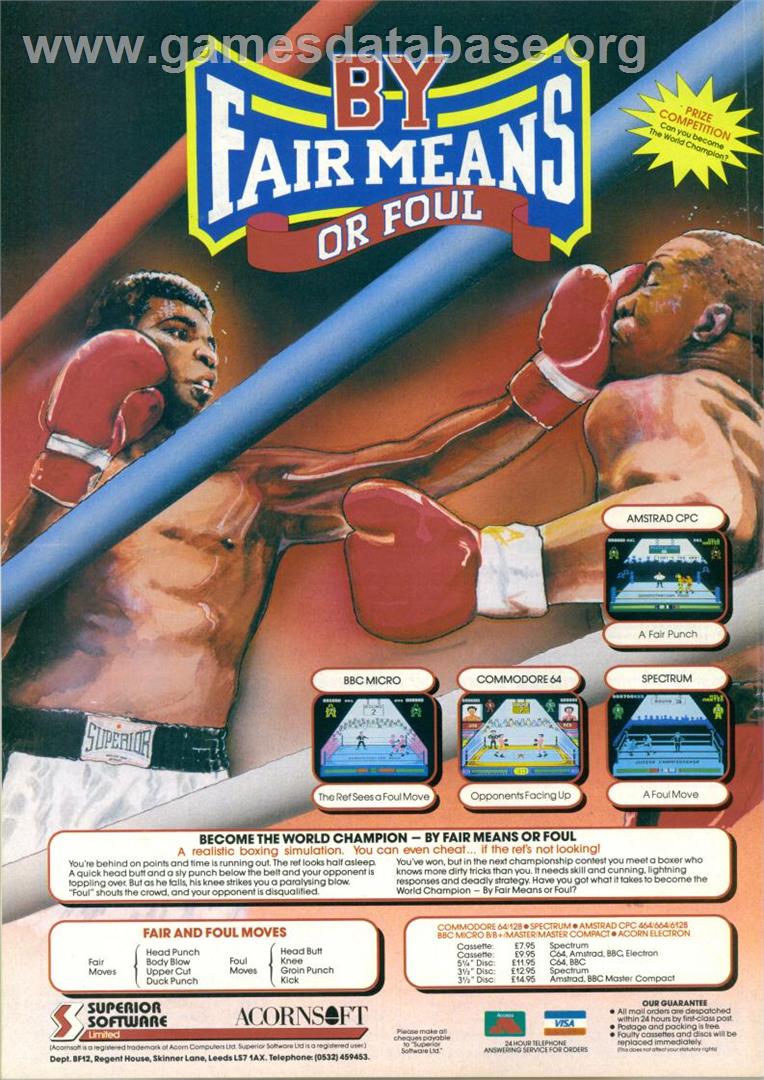 Pro Boxing Simulator - Commodore 64 - Artwork - Advert