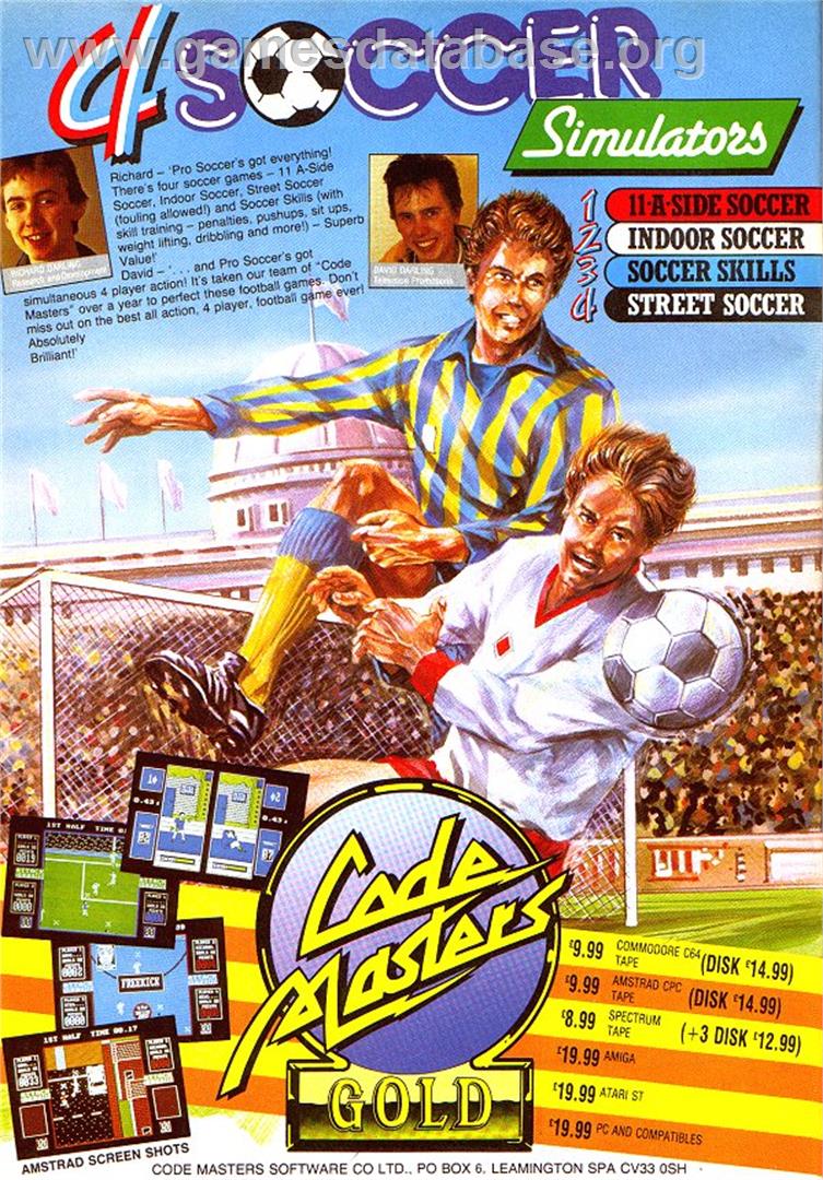 Pro Skateboard Simulator - Amstrad CPC - Artwork - Advert