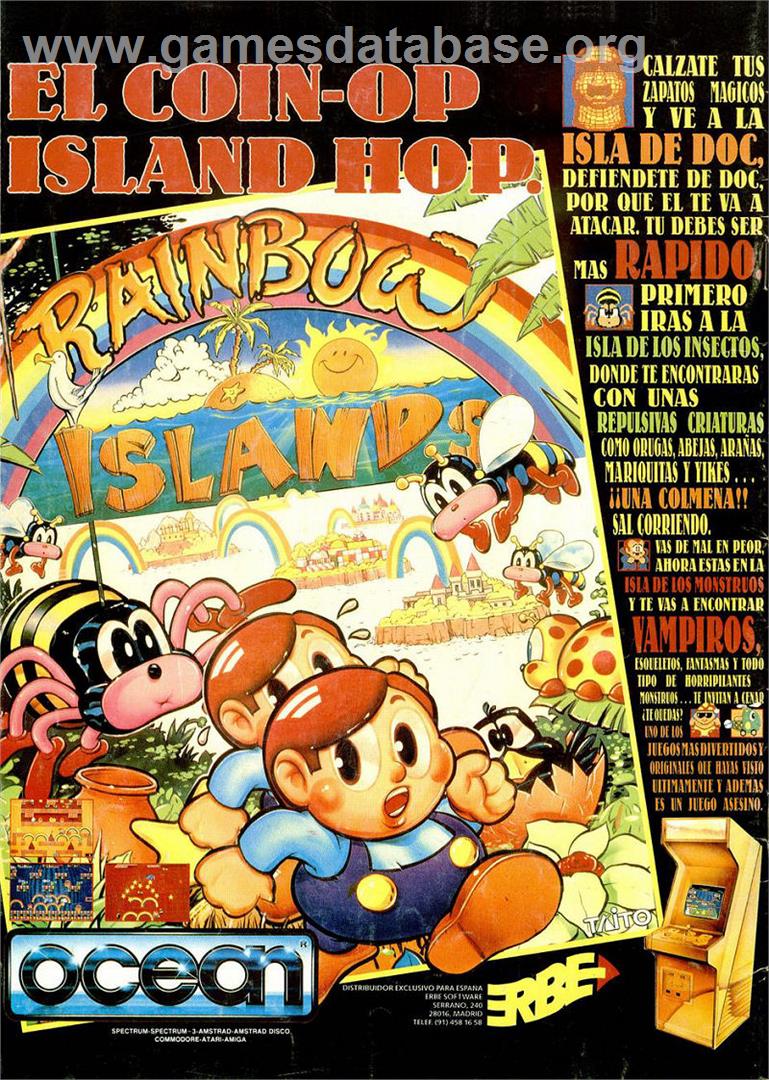 Rainbow Islands - Sinclair ZX Spectrum - Artwork - Advert