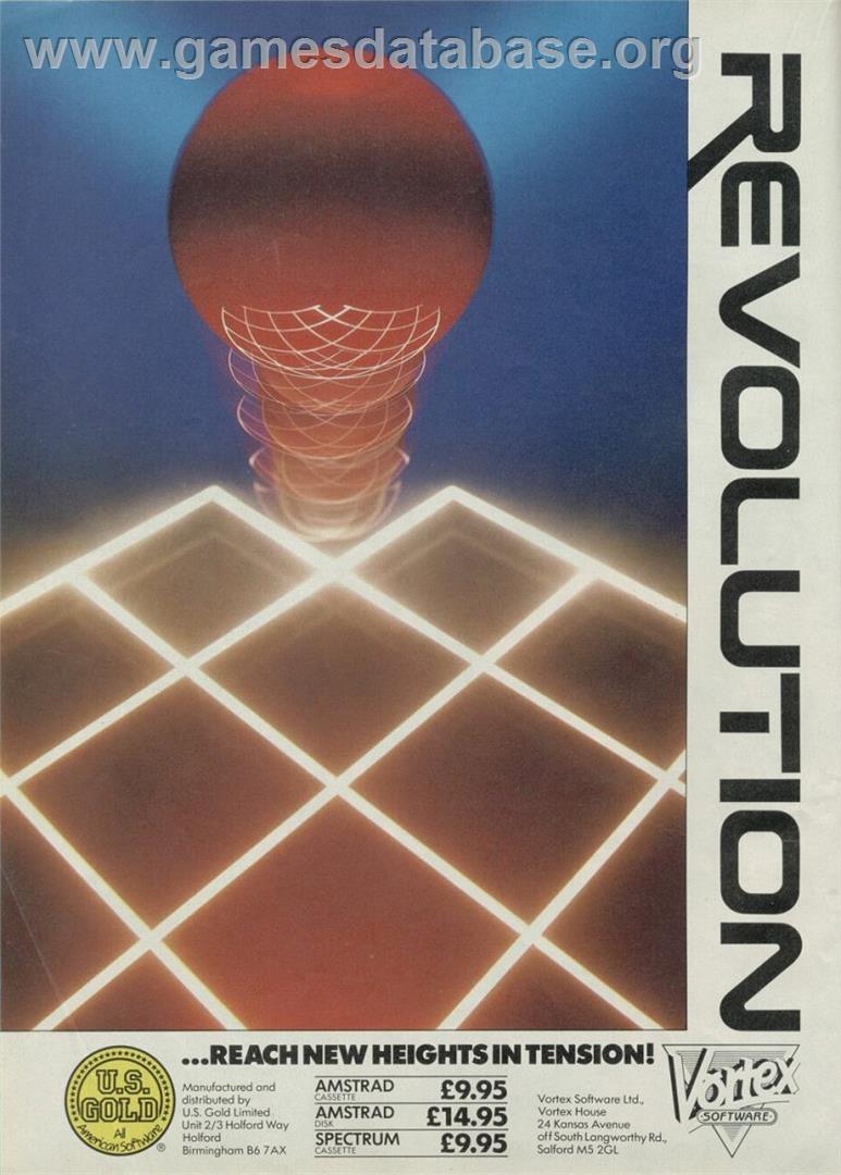 Revolution - Commodore 64 - Artwork - Advert