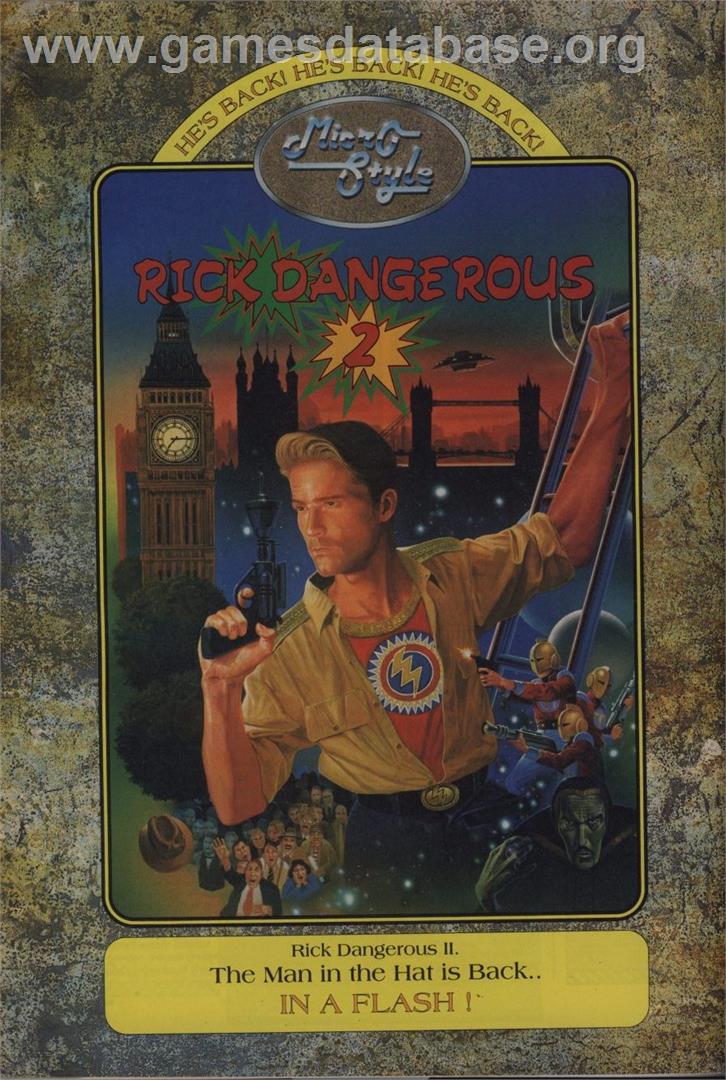 Rick Dangerous II - Commodore 64 - Artwork - Advert