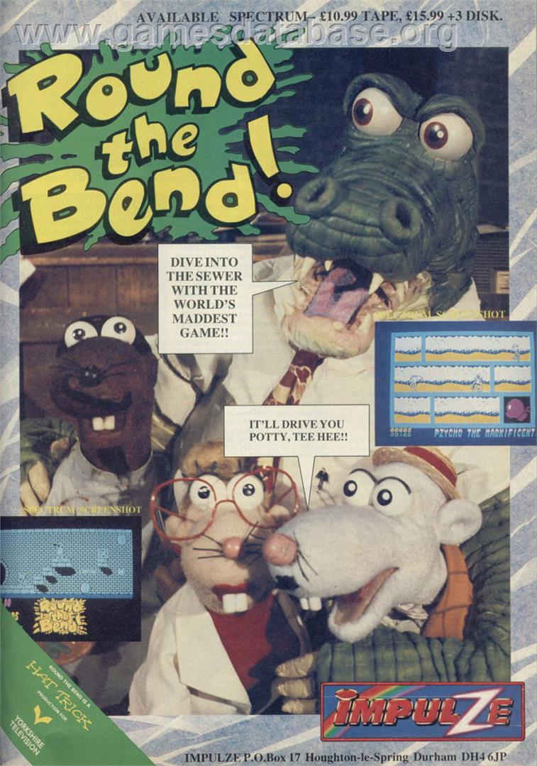 Round the Bend! - Sinclair ZX Spectrum - Artwork - Advert