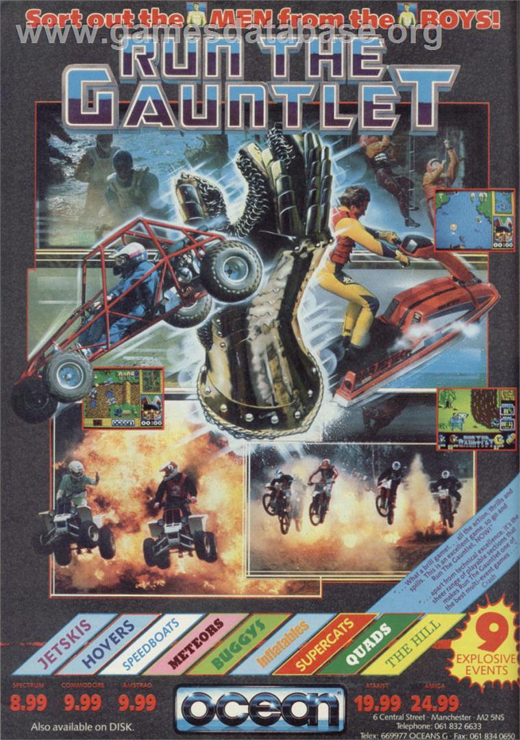 Run the Gauntlet - Sinclair ZX Spectrum - Artwork - Advert
