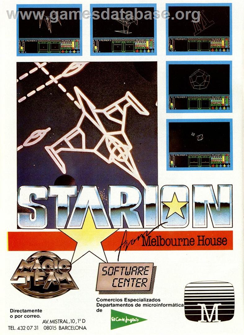 Starion - Sinclair ZX Spectrum - Artwork - Advert