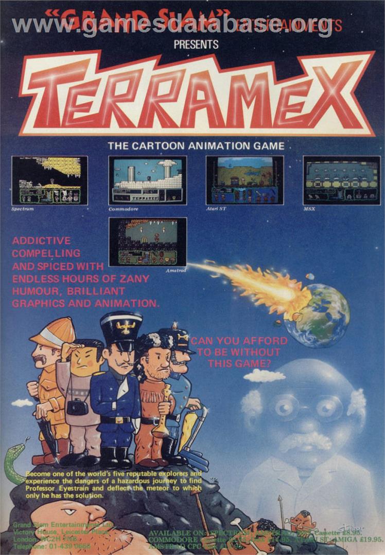Terramex - Sinclair ZX Spectrum - Artwork - Advert