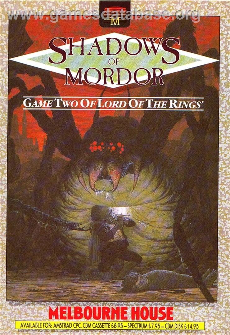The Shadows of Mordor - Sinclair ZX Spectrum - Artwork - Advert
