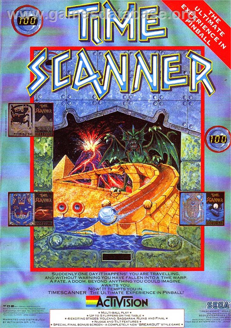 Time Scanner - Sinclair ZX Spectrum - Artwork - Advert