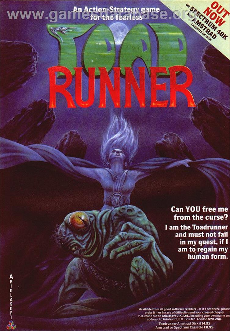 Toad Runner - Sinclair ZX Spectrum - Artwork - Advert