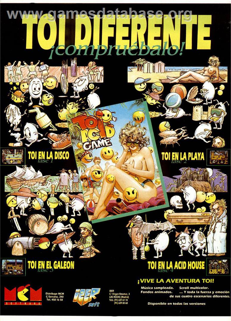 Toi Acid Game - MSX - Artwork - Advert
