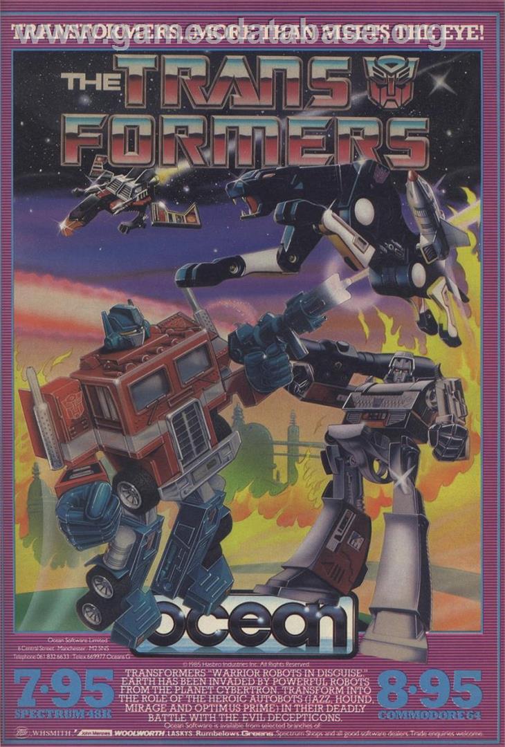 Transformers - Sinclair ZX Spectrum - Artwork - Advert