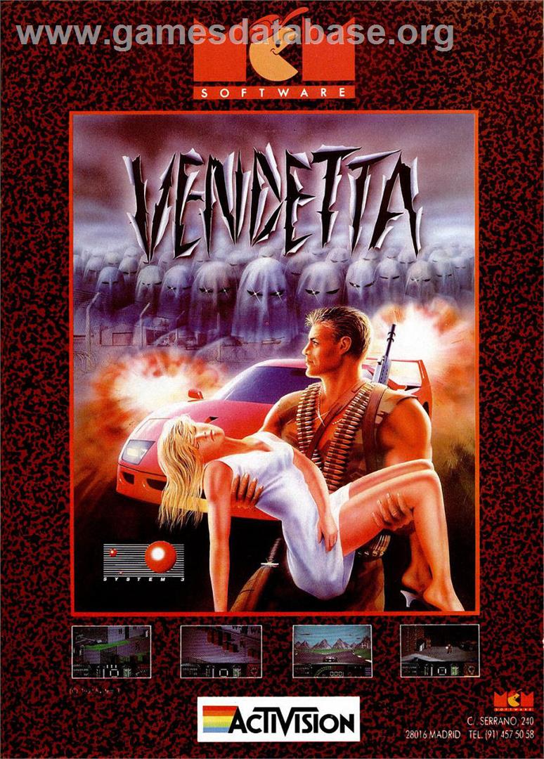 Vendetta - Sinclair ZX Spectrum - Artwork - Advert