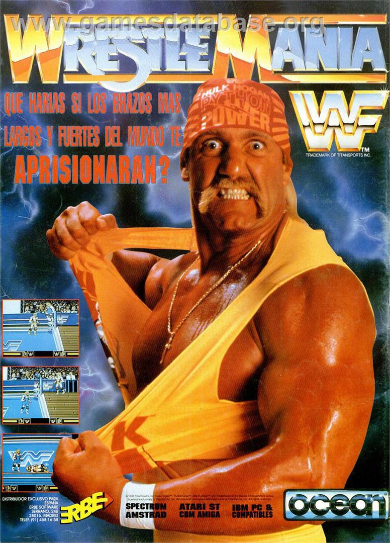 WWF Wrestlemania - Sinclair ZX Spectrum - Artwork - Advert