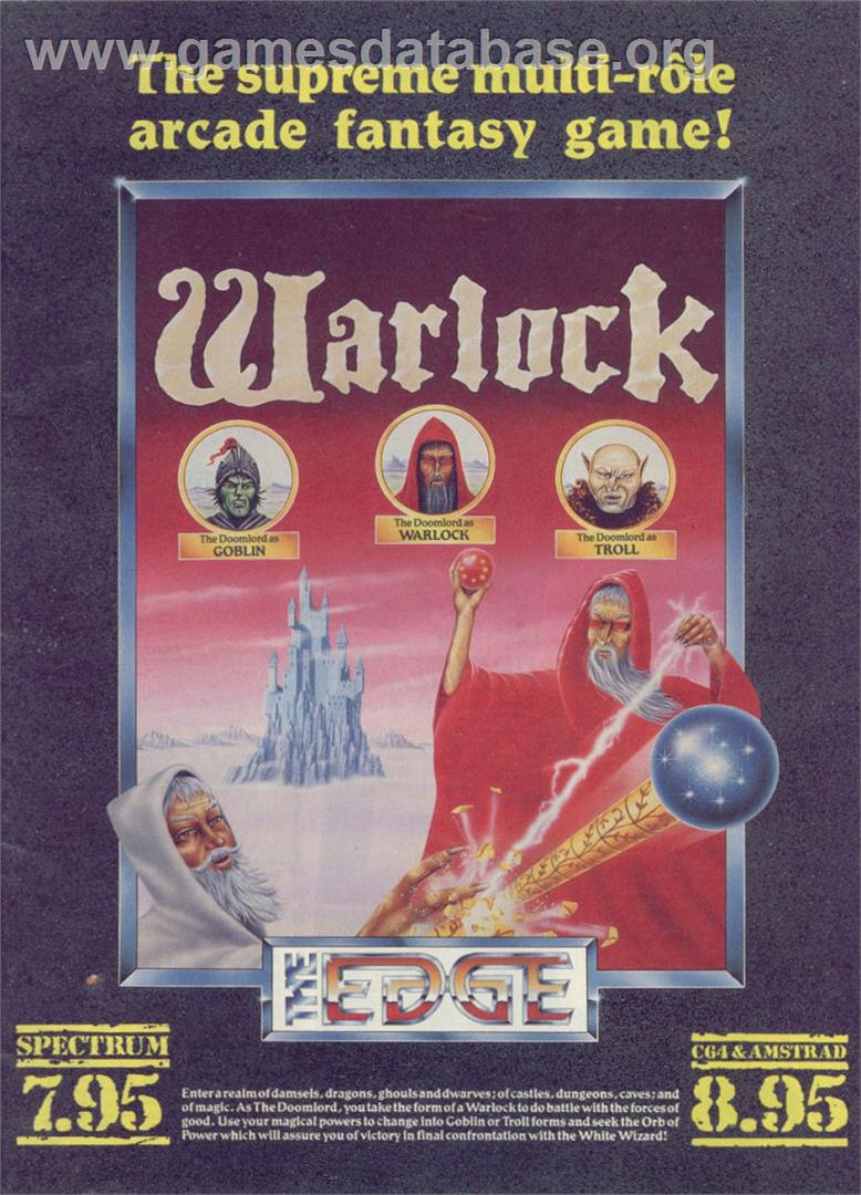Warlock - Sinclair ZX Spectrum - Artwork - Advert