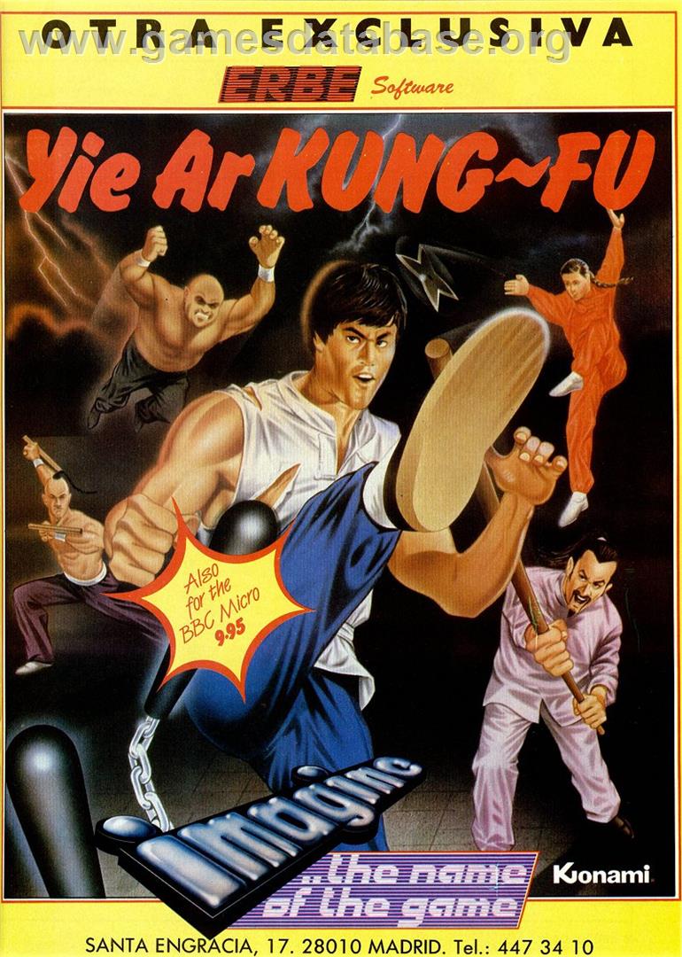 Yie Ar Kung-Fu - Sinclair ZX Spectrum - Artwork - Advert