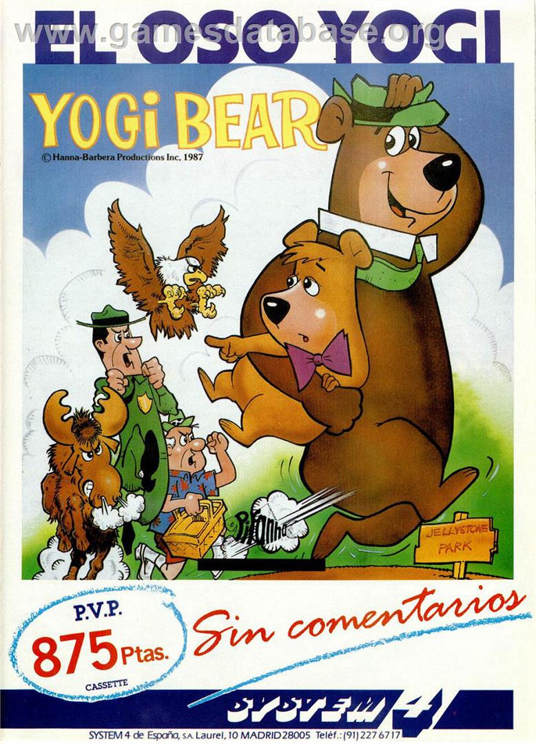 Yogi Bear - Sinclair ZX Spectrum - Artwork - Advert