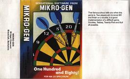 Box cover for 180! Pub Darts on the Sinclair ZX Spectrum.
