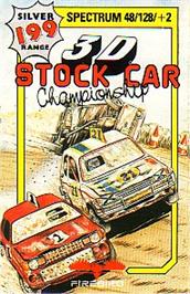 Box cover for 3D Stock Car Championship on the Sinclair ZX Spectrum.