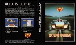 Box cover for Action Fighter on the Sinclair ZX Spectrum.