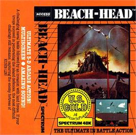 Box cover for Beach Head on the Sinclair ZX Spectrum.