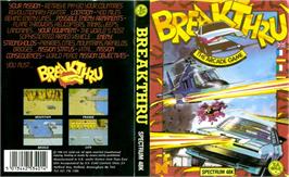 Box cover for Breakthru on the Sinclair ZX Spectrum.