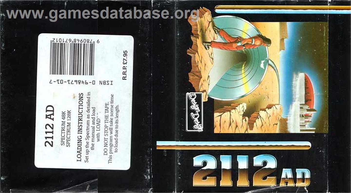 2112 AD - Sinclair ZX Spectrum - Artwork - Box