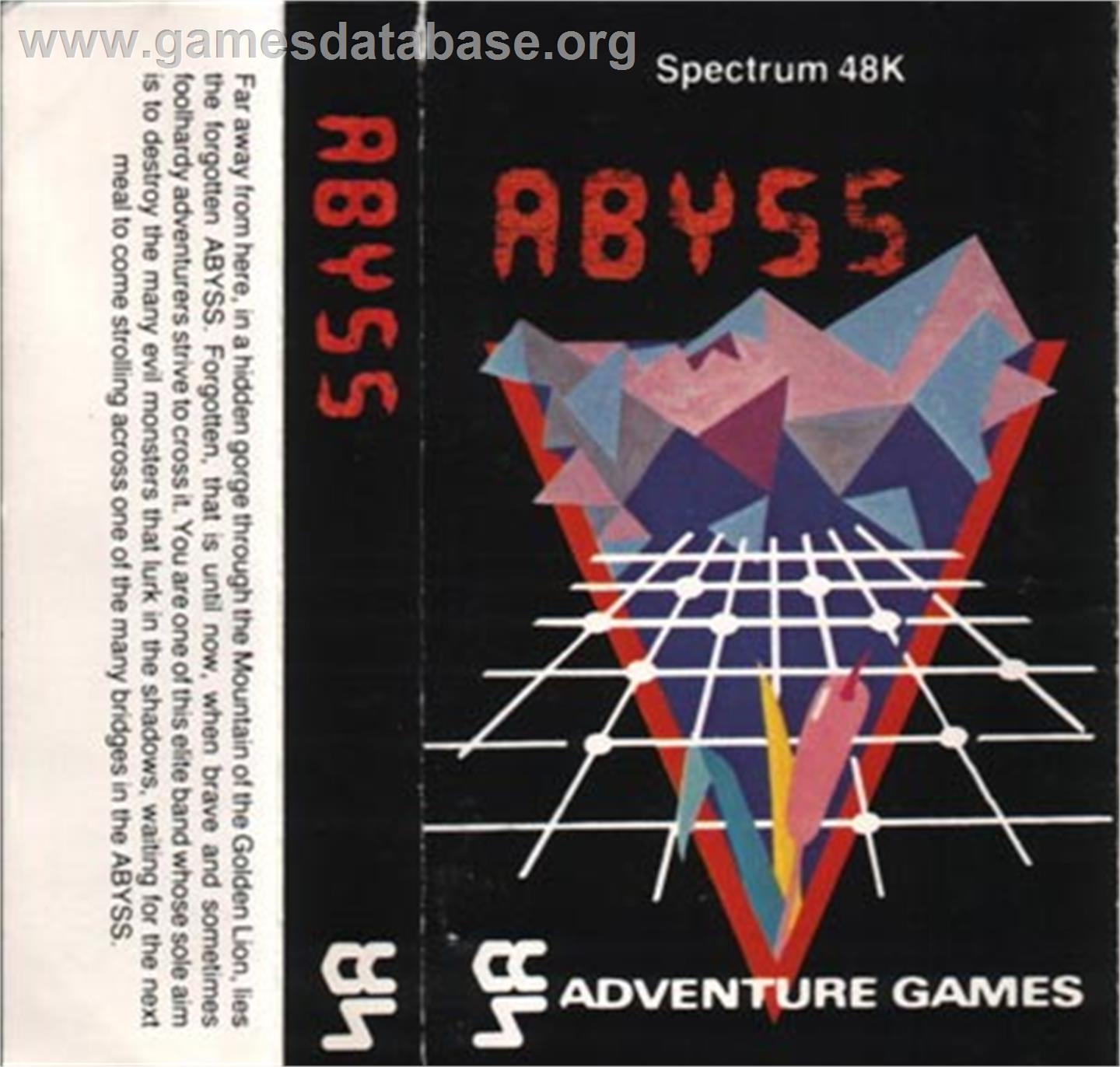 Abyss - Sinclair ZX Spectrum - Artwork - Box