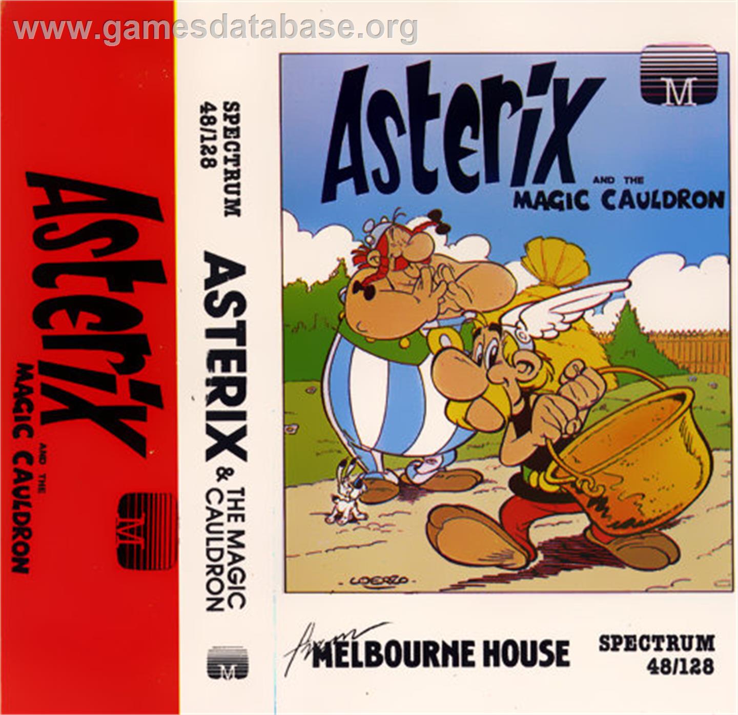 Asterix and the Magic Cauldron - Sinclair ZX Spectrum - Artwork - Box