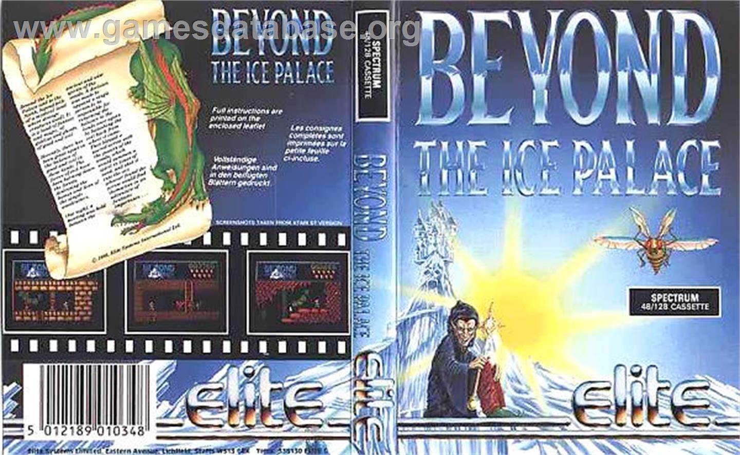 Beyond the Ice Palace - Sinclair ZX Spectrum - Artwork - Box